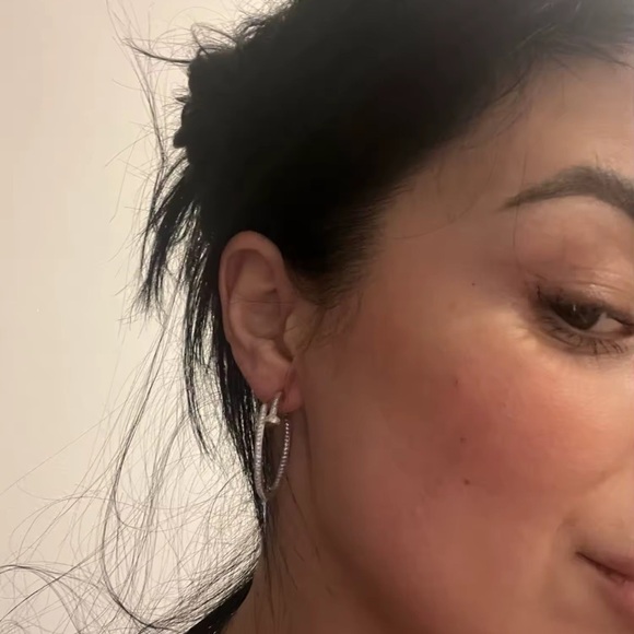 Just Un Clou Gold Crystal Nail Earrings - Picture 15 of 16